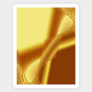 Golden shiny Sticker